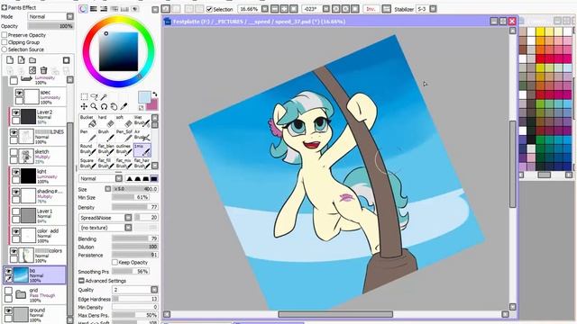 Speedpaint 37 - Coco Pommel смотреть онлайн