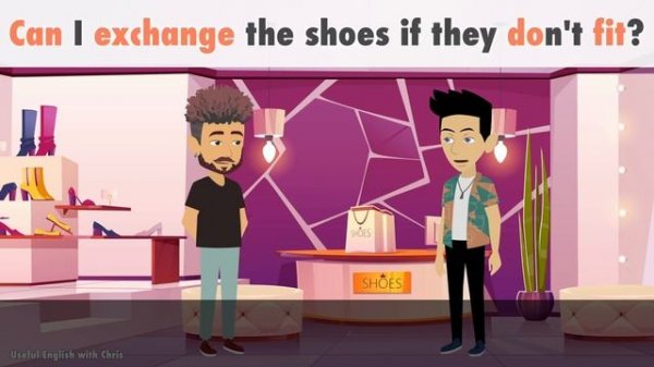 Learn English _ Buying new Shoes