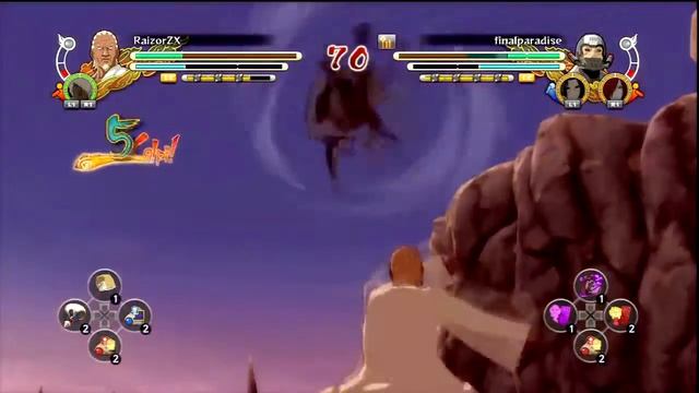 Naruto Storm 3 Raikage Vs Hanzo WTF!!!