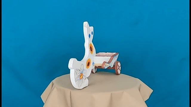 Іграшка з фанери. Зайчик. Toy made of plywood. Bunny. смотреть онлайн