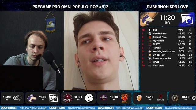 Pregame POP: 8th round of Saint P (POP #512) смотреть онлайн