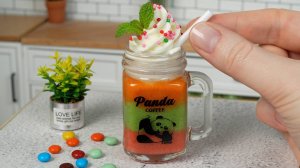 Ооочень Вкусный Фруктовый Смузи 😋 Приготовила Освежающий Миниатюрный Напиток 👌 Мини Кухня