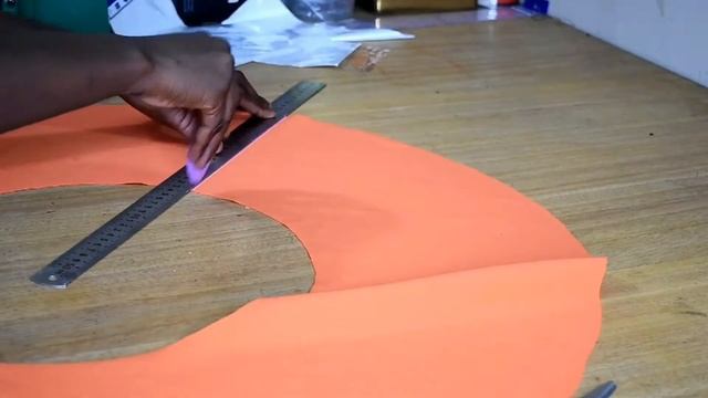 Cutting and Stitching of PENCIL SKIRT WITH PLEATED PEPLUM | DIY | Part 1