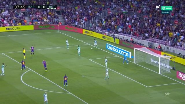 Jugadón de Rafinha, Griezmann y Jordi Alba | FC Barcelona 5 Betis 2 | Audio: Carlos Martinez смотреть онлайн