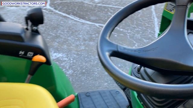 NEW STYLE! REDESIGNED! John Deere 2032r 4WD 32HP Tractor, John Deere 220r Quick Park Loader & Bucke
