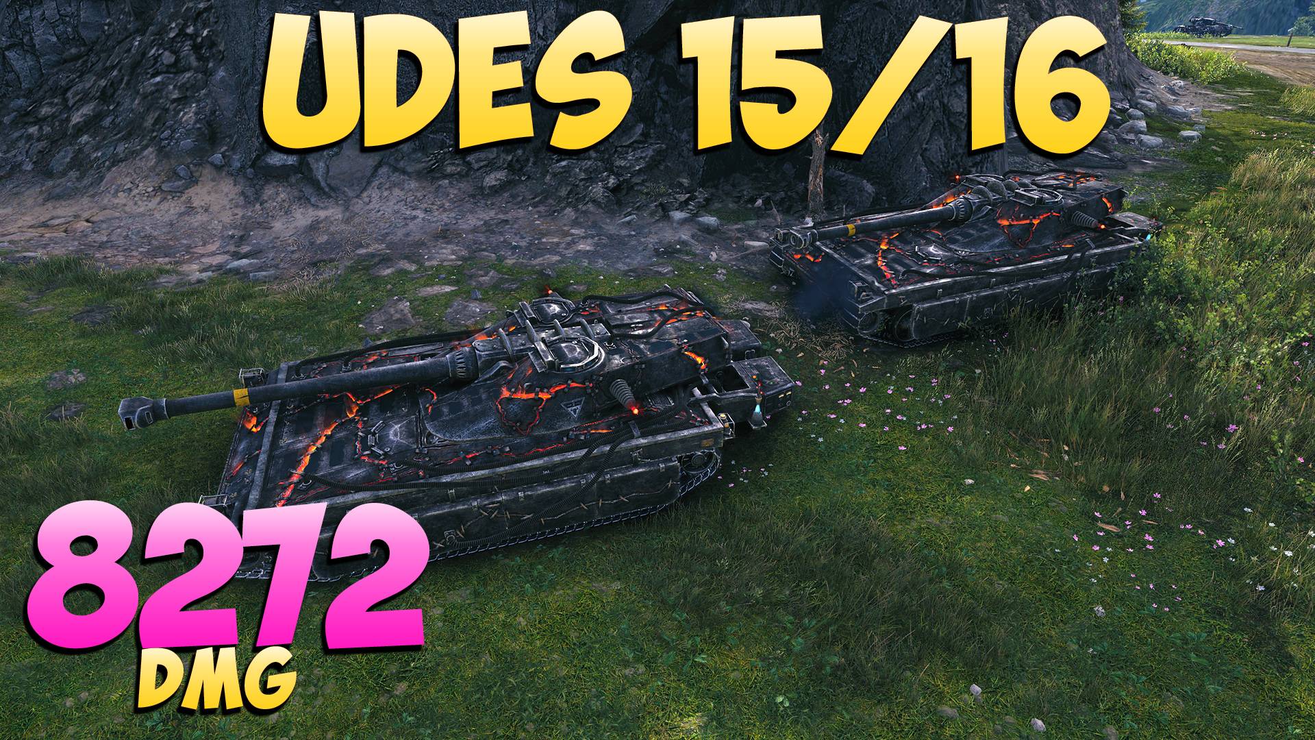 UDES 15/16 - 4 Фрагов 8.2K Урона - Стойкий взвод! - Мир Танков