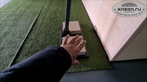 ОБЗОР ЗОНТА 3Х3М С БОКОВОЙ ОПОРОЙ ОТ XNEON.RU, ЗОНТ УСИЛЕННЫЙ ДЛЯ УЛИЧНОГО КАФЕ. ЗОНТ САДОВЫЙ 3Х3 М