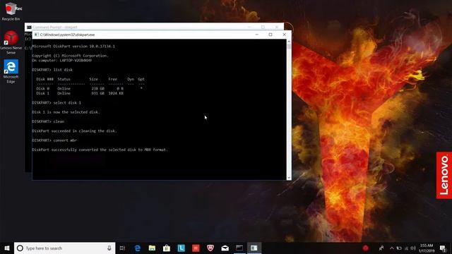 How to convert GPT to MBR смотреть онлайн