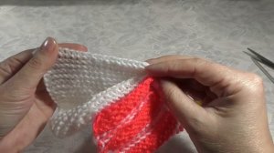 How to knit baby booties tutorial.Пинетки зефирки.