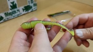 Распаковка посылки с силиконовой приманкой Generic Craft Tiga