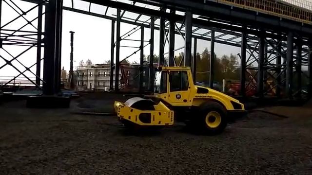 Вистино - аренда дорожного катка «ЛСТ-Аренда» #Bomag смотреть онлайн
