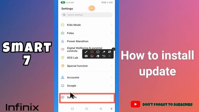 Infinix Smart 7 How to install update || update settings смотреть онлайн