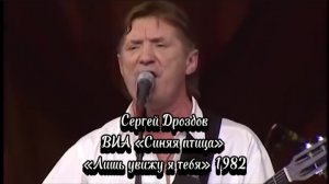 «Лишь увижу я тебя» - Сергей Дроздов ВИА «Синяя птица» 1982
