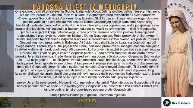 218. Evanđelje dana iz Međugorja - Post! Post! Post! Duhovna Oluja nad Hrvatskim narodom! смотреть онлайн