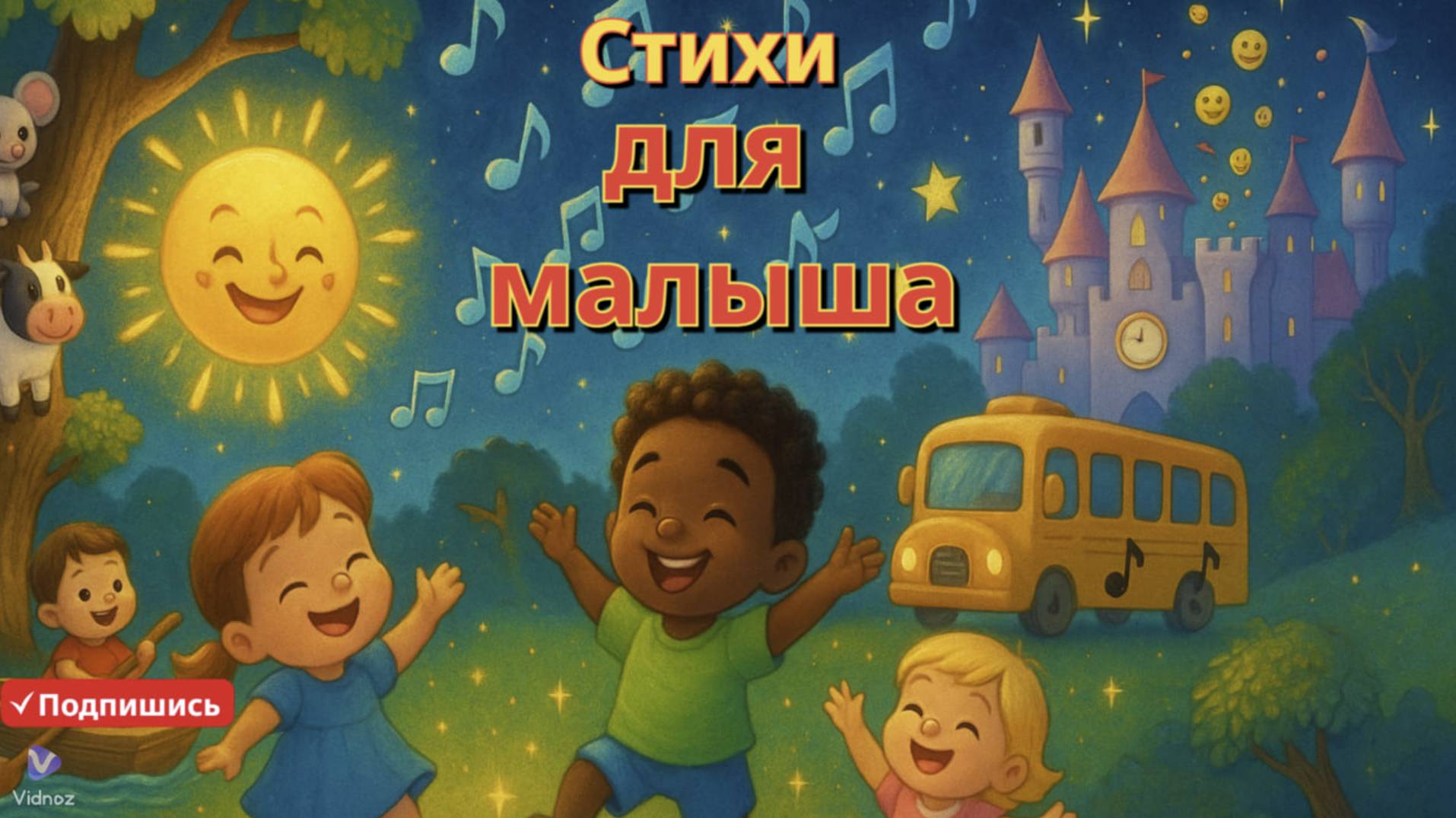 "Весёлые стихи для малышей на английском языке 🎶✨" смотреть онлайн