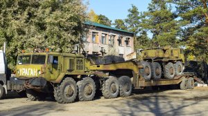 МАЗ-537 с тралом ЧМЗАП-5247Г.