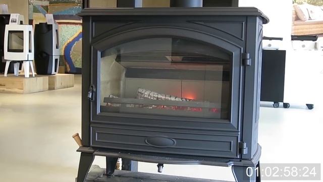 Amantii Lynwood W76 Cast Iron Free Stand Wood Fireplace смотреть онлайн