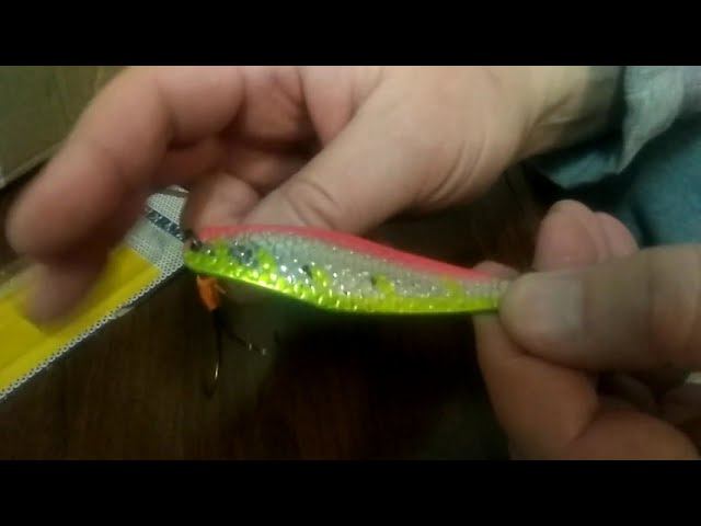 Распаковка посылки с блесной German колеблющейся. Незацепляющейся 5415