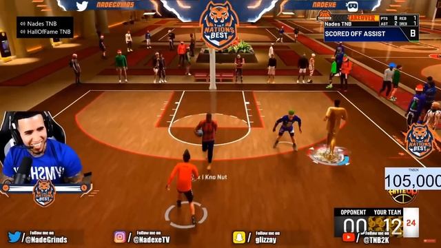 BANDIT vs. NADE TNB! Best Of 3 Series NBA 2K20! Best Build NBA 2K20 смотреть онлайн