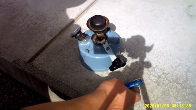 シュメル２　灯油で点火してみた