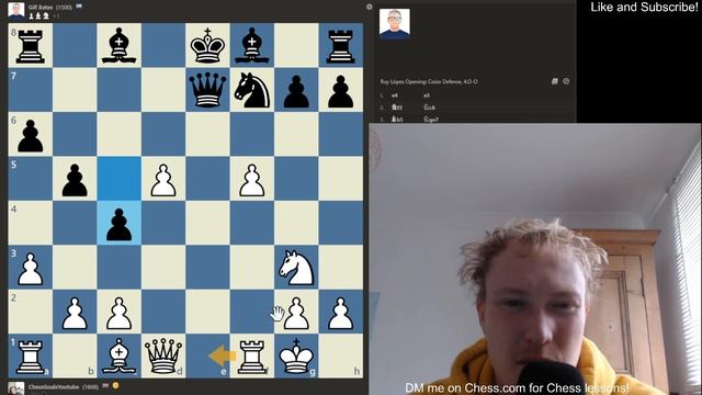 How to beat Gill Bates! 1500 Chess.com Bot! смотреть онлайн