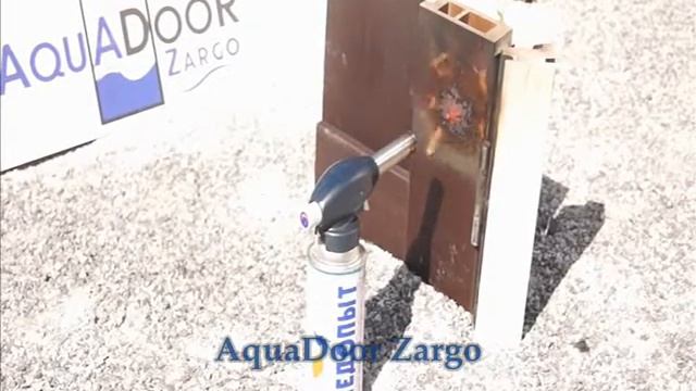 Эксперимент с AquaDoor Zargo. Пожаропрочность. смотреть онлайн