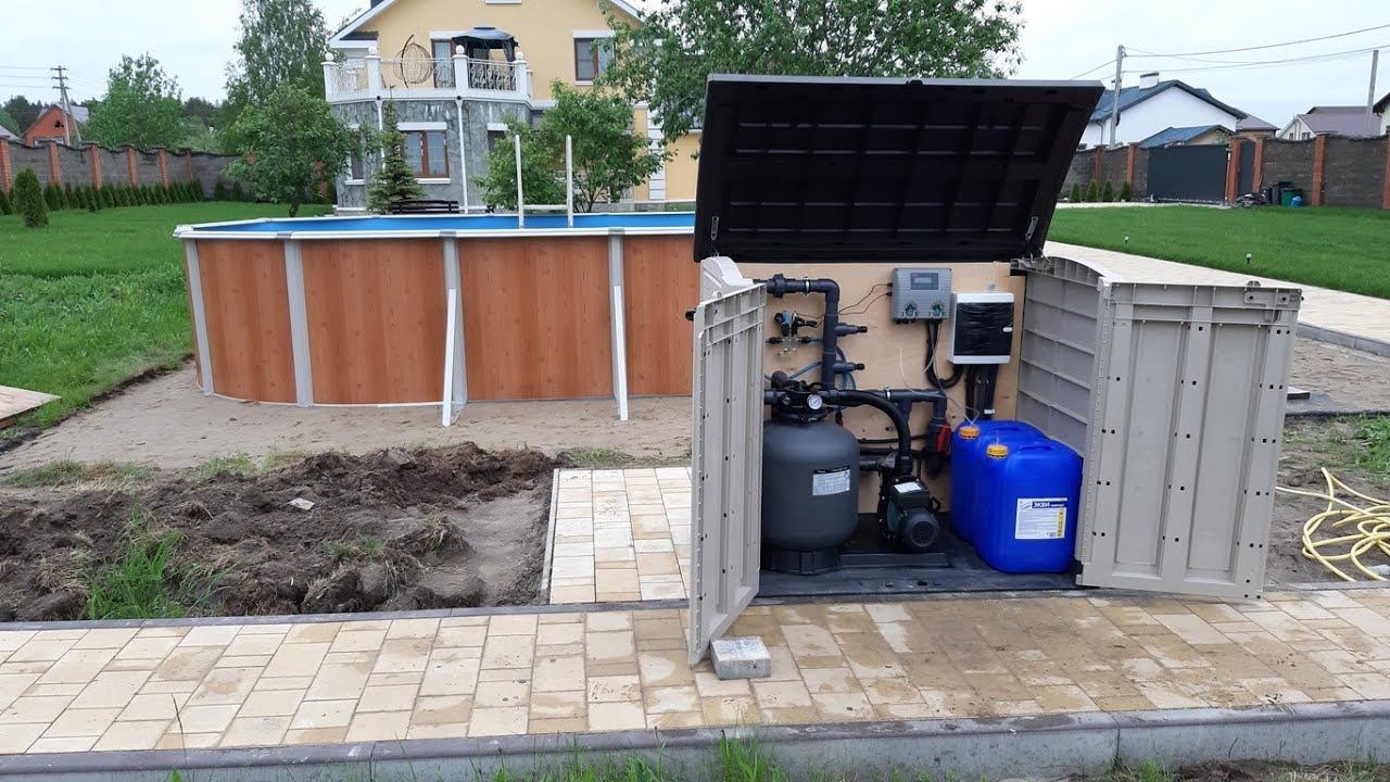 Что нужно Купить для Бассейна Каркасного. Оборудование - Станция Дезинфекции Акон, Подогрев, Фильтр смотреть онлайн