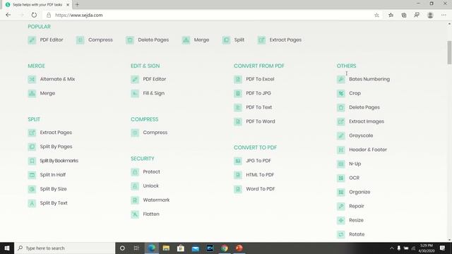 How To Convert PDF To Word, PDF Compress, PDF Edit Using Online Free  | Big Bench | BB