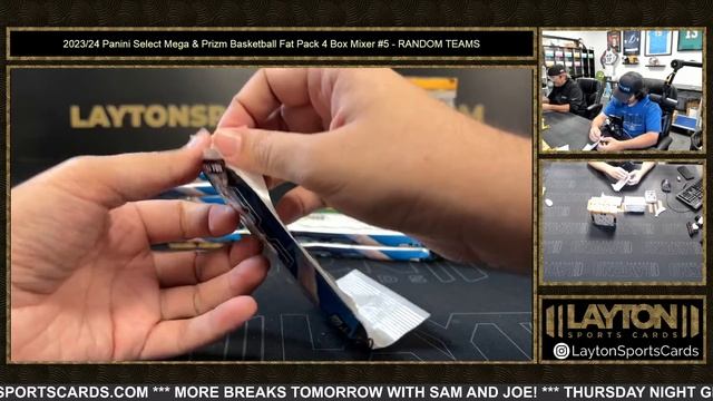 2023/24 Panini Select Mega & Prizm Basketball Fat Pack 4 Box Mixer #5 смотреть онлайн