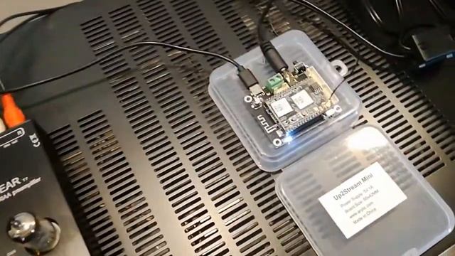 AirPlay Music Streaming by Up2Stream Audio Streaming Board connected to Denon Class A Amplifier смотреть онлайн