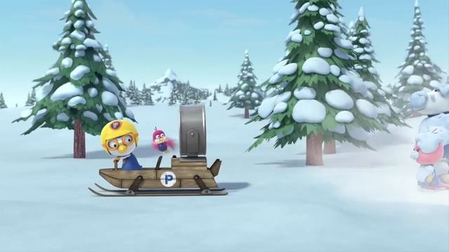 Pororo And His Friends Invent A Jet-Engine Sled