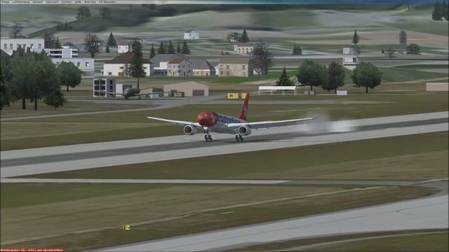 Approach LSZH rwy 16 from a nice A330-200 edelweiss смотреть онлайн