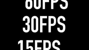 Наглядно о том как влияет частота кадров (или fps) на изображение на экране