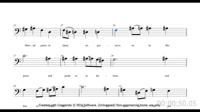 Now Thank We All Our God (Tenors only) смотреть онлайн