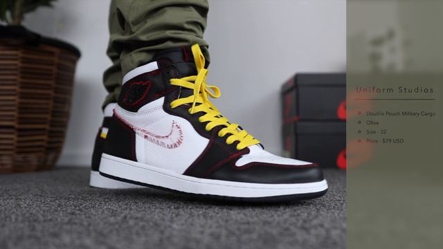 Air Jordan 1 "Defiant" On-Feet + Detailed Close Ups (with Different Pants) смотреть онлайн