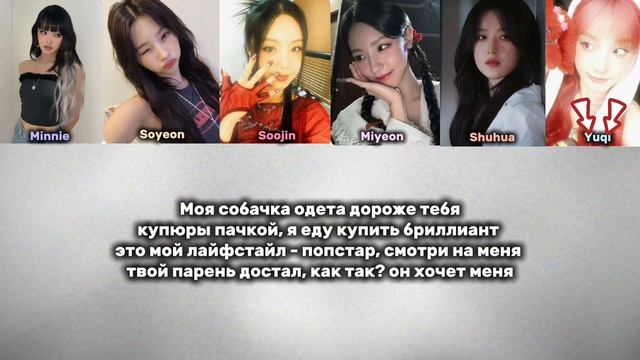 (G)I-DLE +SOOJIN COVER-DARYANA JUICE смотреть онлайн