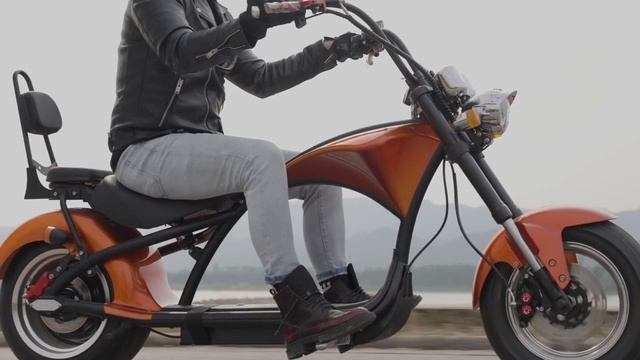 Eahora Two Seat M1---2000W Electric Motorcycle смотреть онлайн
