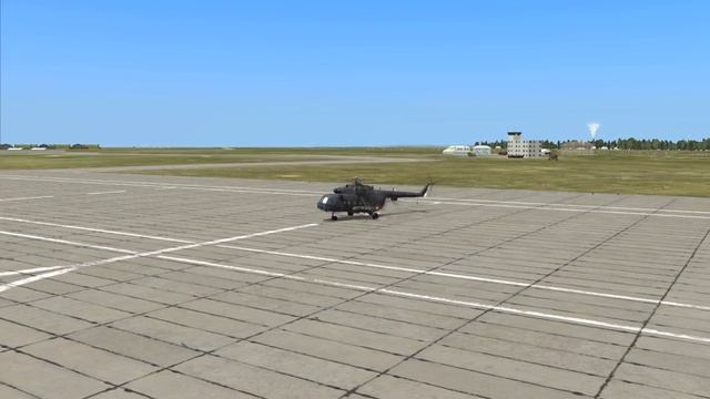 DCS Ми 8 Взлет из кабины экипажа. запуск, висение, отказ, катастрофа смотреть онлайн