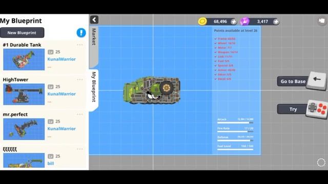 Super Tank Rumble | Hybrid Tank | Very high defense and fire rate 😱😱