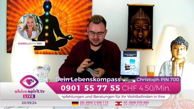 13.10.2022 shivaspirit.tv Sendung 20 Uhr mit Christoph PIN 700 смотреть онлайн