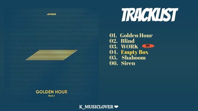 ATEEZ (에이티즈) - 10th MINI ALBUM [GOLDEN HOUR : Part.1]