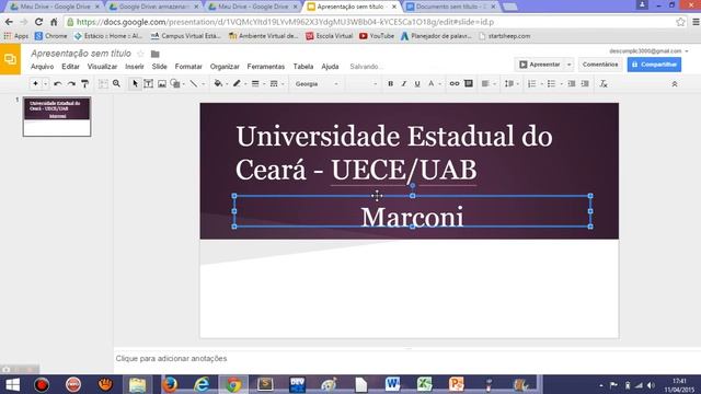 Como fazer uma #apresentação de slide no google drive #impress passo a passo #google #drive смотреть онлайн
