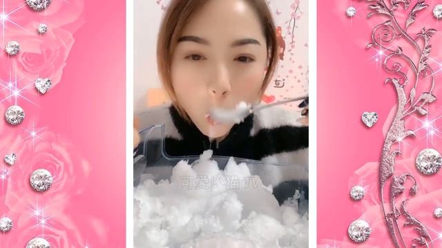 Pretty Lips Смешные звуки еды ASMR Слушайте внимательно! Ice ASMR Basil Seed Ice Mock #98 #shorts смотреть онлайн