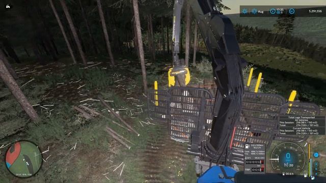 FS22 | Forwarding & Harvesting | Timelapse