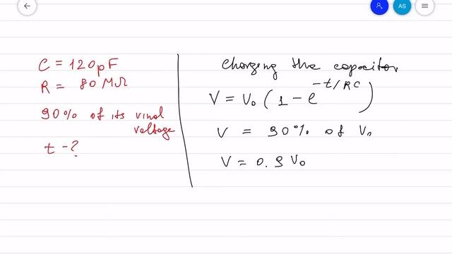 Week 5 - Ch 10 - Pr 5 - Charging the Capacitor (90.0% of its final voltage) смотреть онлайн