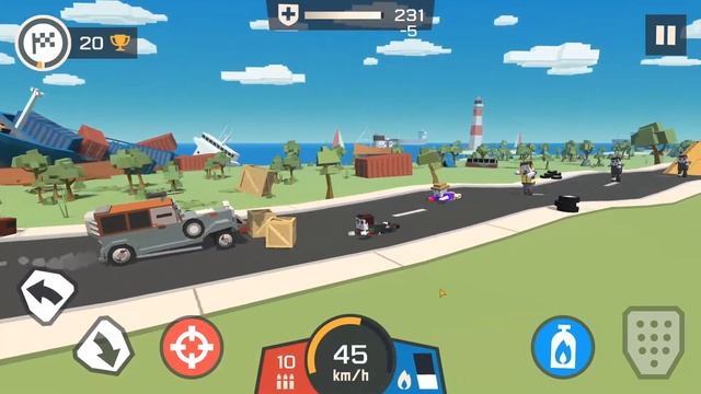 Zombie Derby Pixel Survival - КРУТАЯ ЗОМБИ ДАВИЛКА! Прокачай МАШИНУ и Дави ЗОМБИ