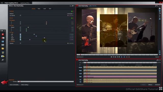 Lightworks - Effect Keyframes смотреть онлайн