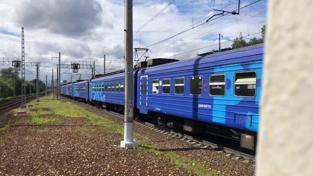 ЭД4М-0401 ОАО РЭКС На станции Косино смотреть онлайн