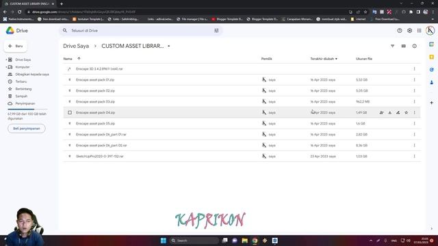 CUSTOM ASSET LIBRARY ENSCAPE