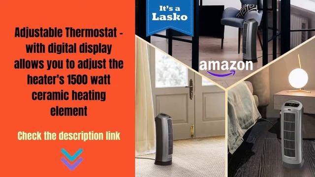 Best Lasko 755320 Ceramic Space Tower Heater смотреть онлайн